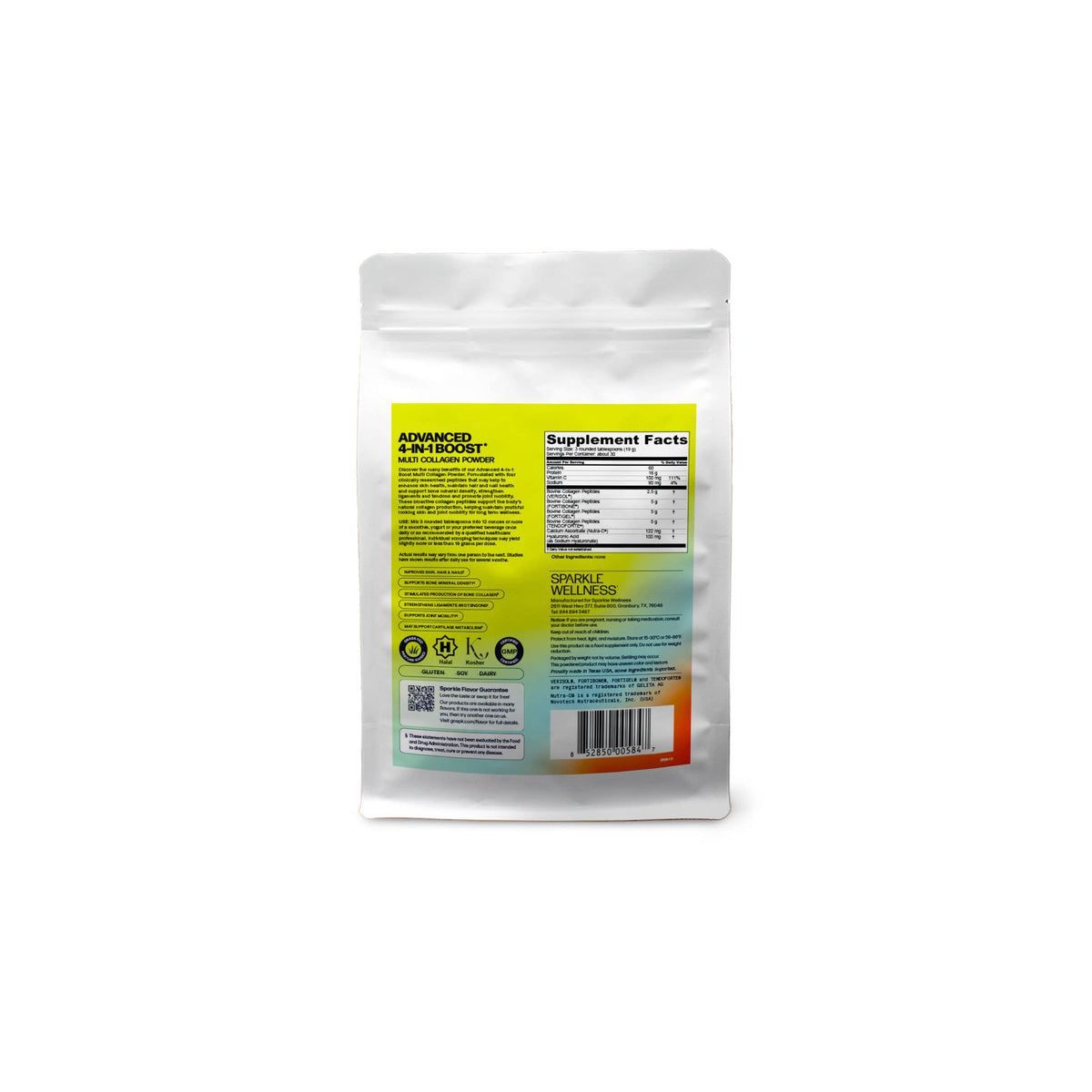 Advanced 4-in-1 Boost for Skin, Bone, Joint Health No Flavor
