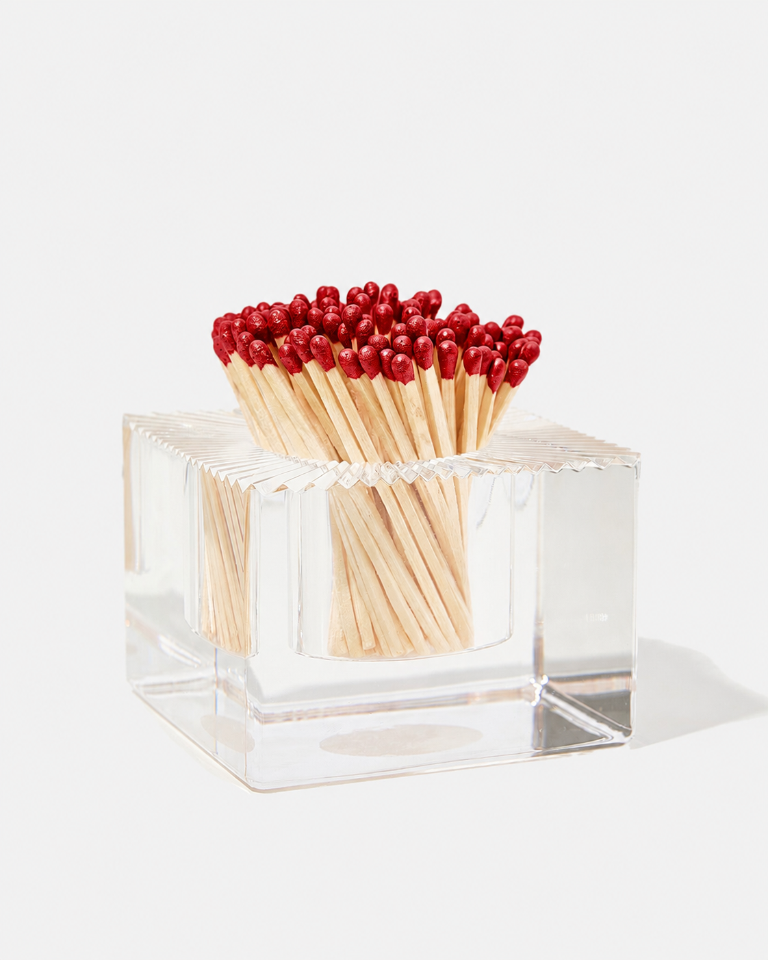 Square Match Striker | Metallic Red Matches