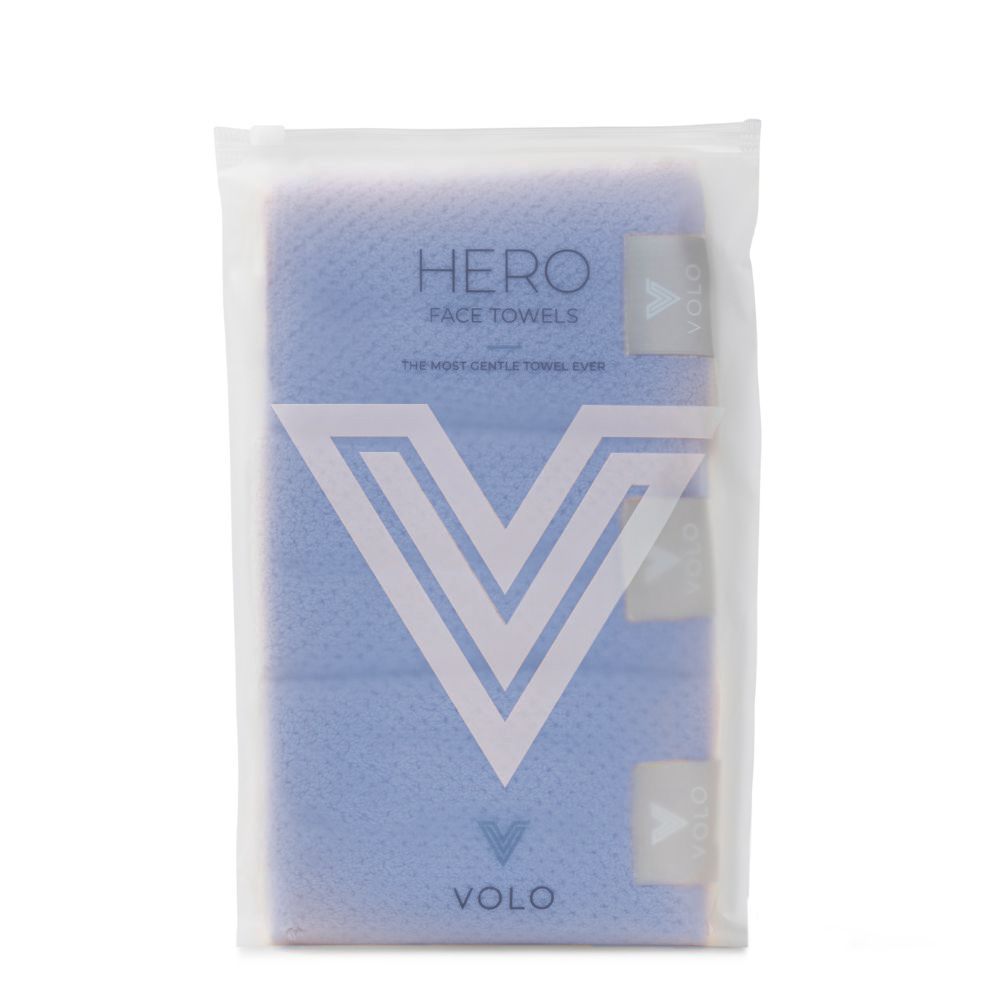 VOLO Face Towel- Cielo Blue