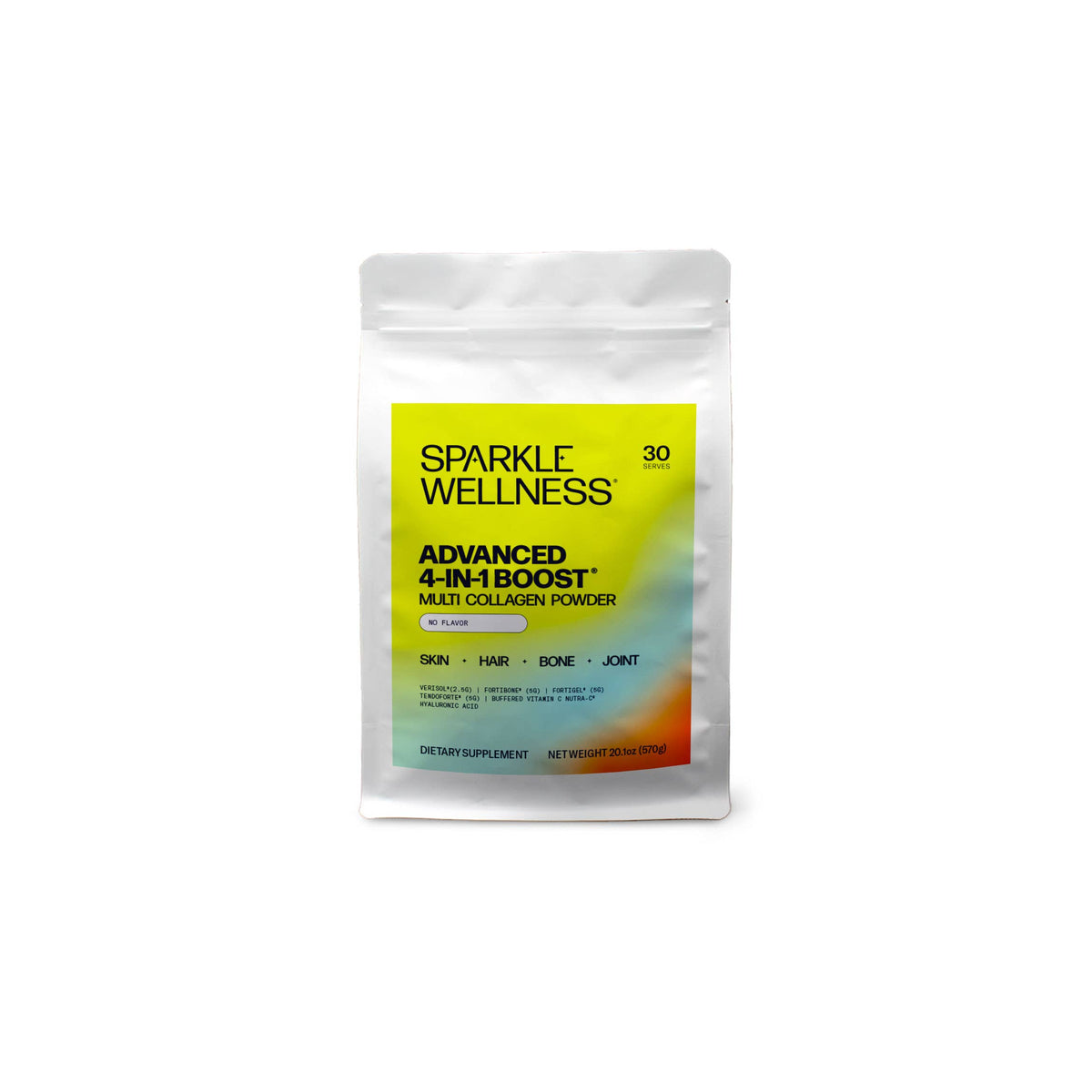 Advanced 4-in-1 Boost for Skin, Bone, Joint Health No Flavor